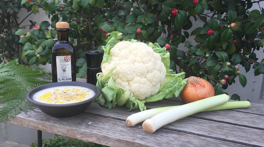 Crema de coliflor a la manera de Bertolli